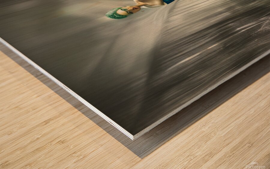 The Whisper of Silk and Steel Wood print