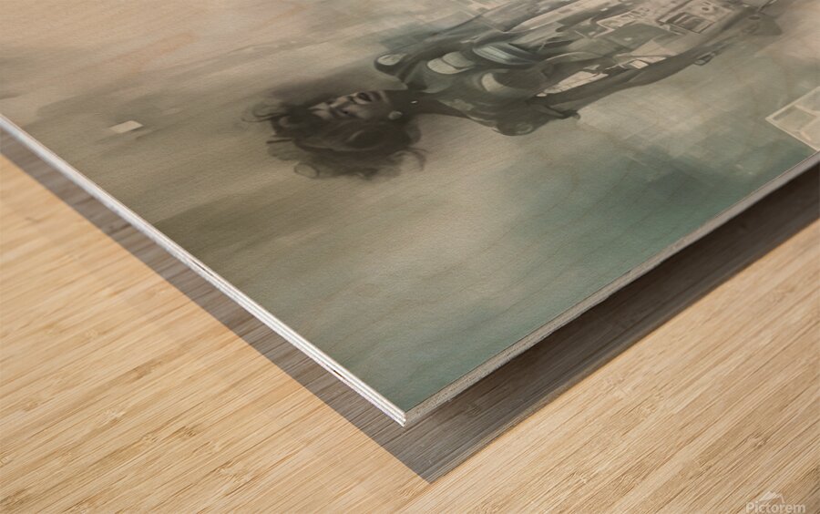 Steel and Soul Wood print