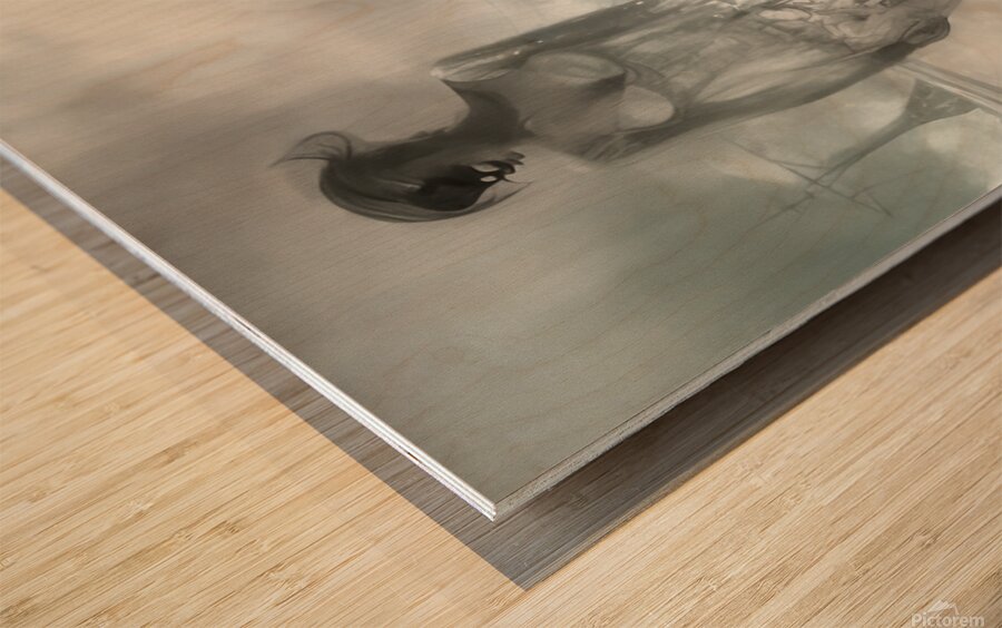 Fading Boundaries Wood print