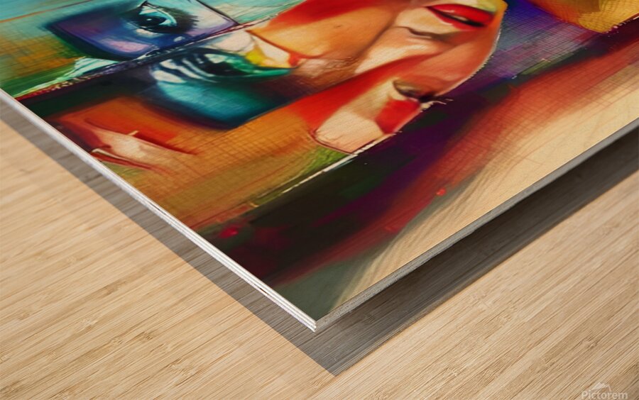 Fragments of Emotion Wood print