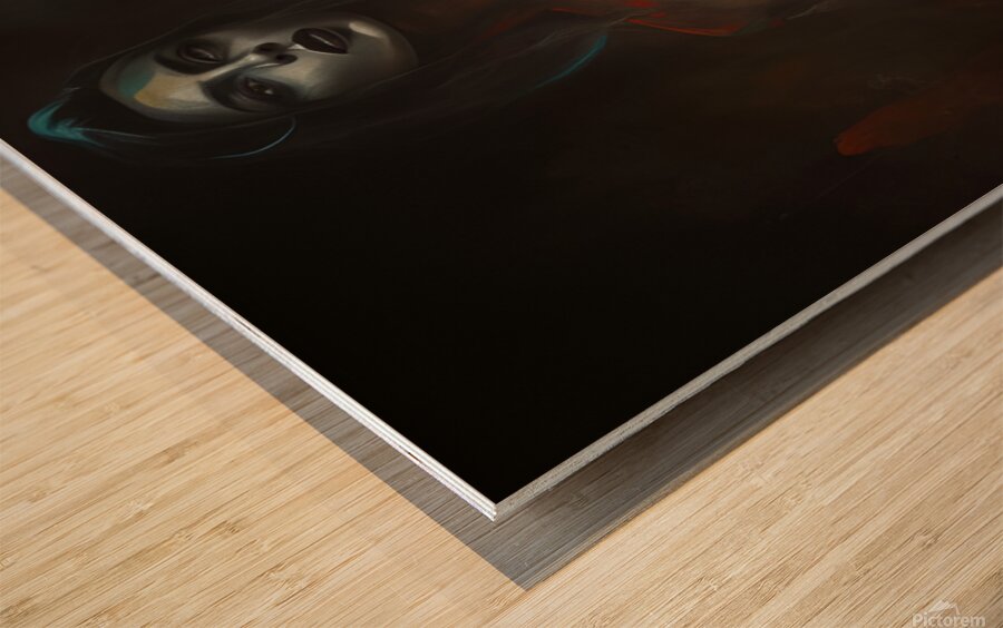 Subtle Specter Wood print