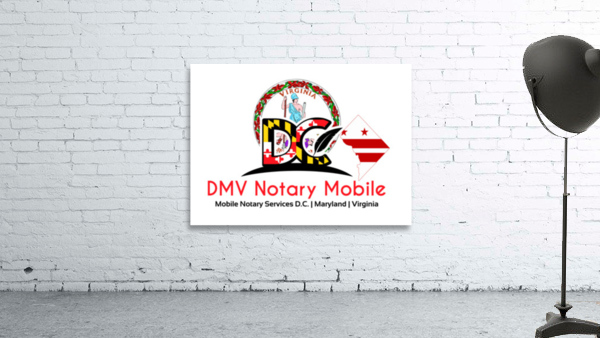 dc mobile notary logo Wall Preview