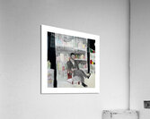 the library Acrylic Print