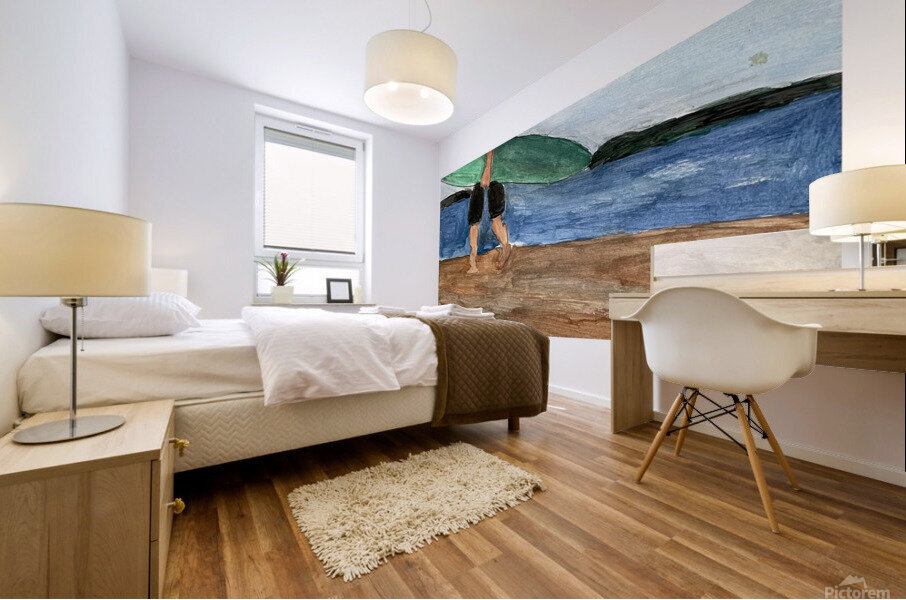 The Waves Mural print