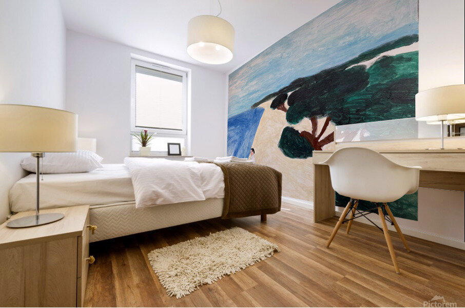 the sea Mural print