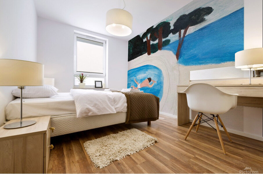 The Pool Mural print