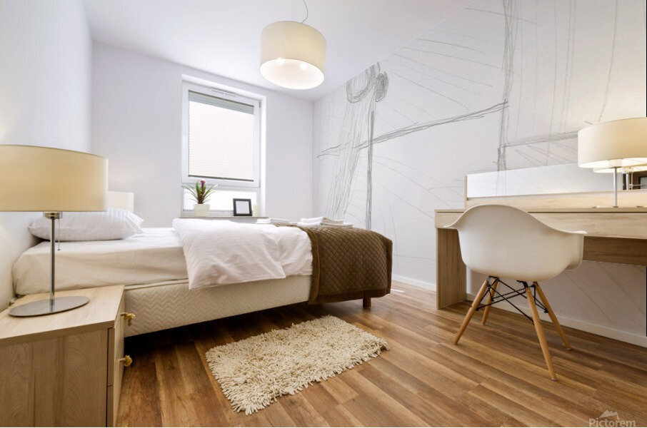 Drawing Mural print