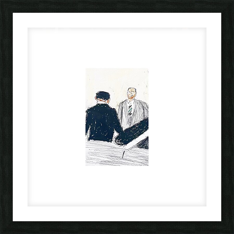 The Agreement  Picture Frame print