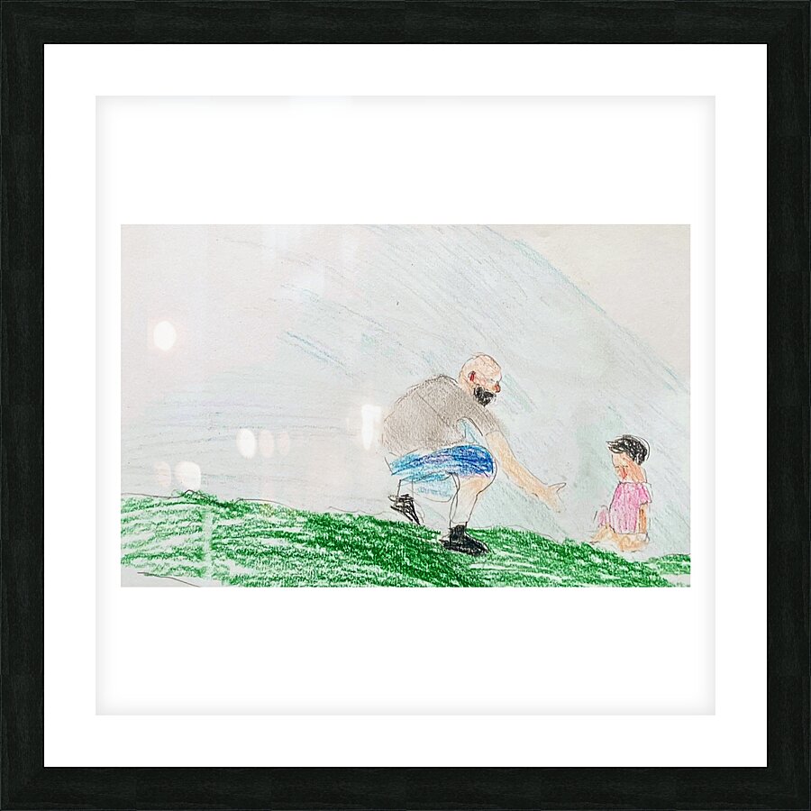 The Father Picture Frame print