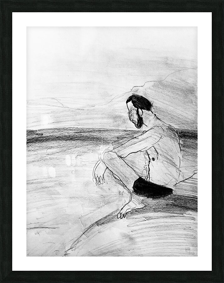 The Beach Picture Frame print