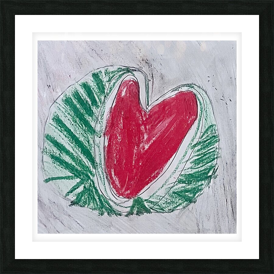 The Melon Picture Frame print
