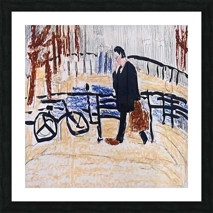 The Bridge Picture Frame print