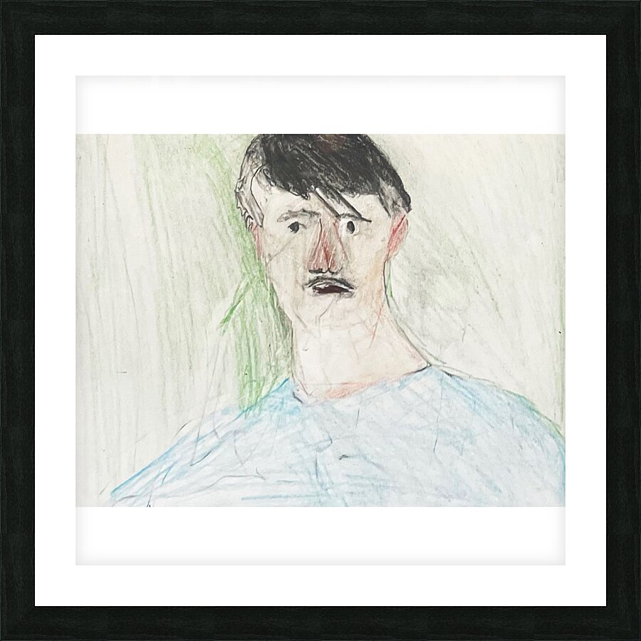 Self-Portrait Picture Frame print