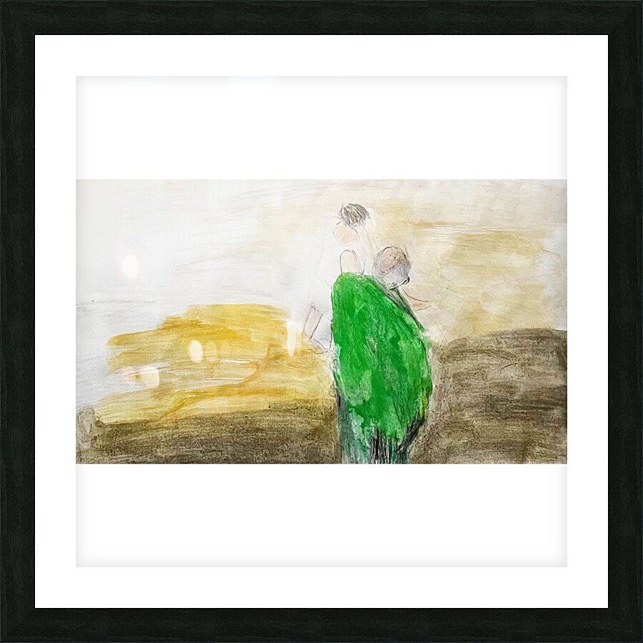 The Walk Picture Frame print