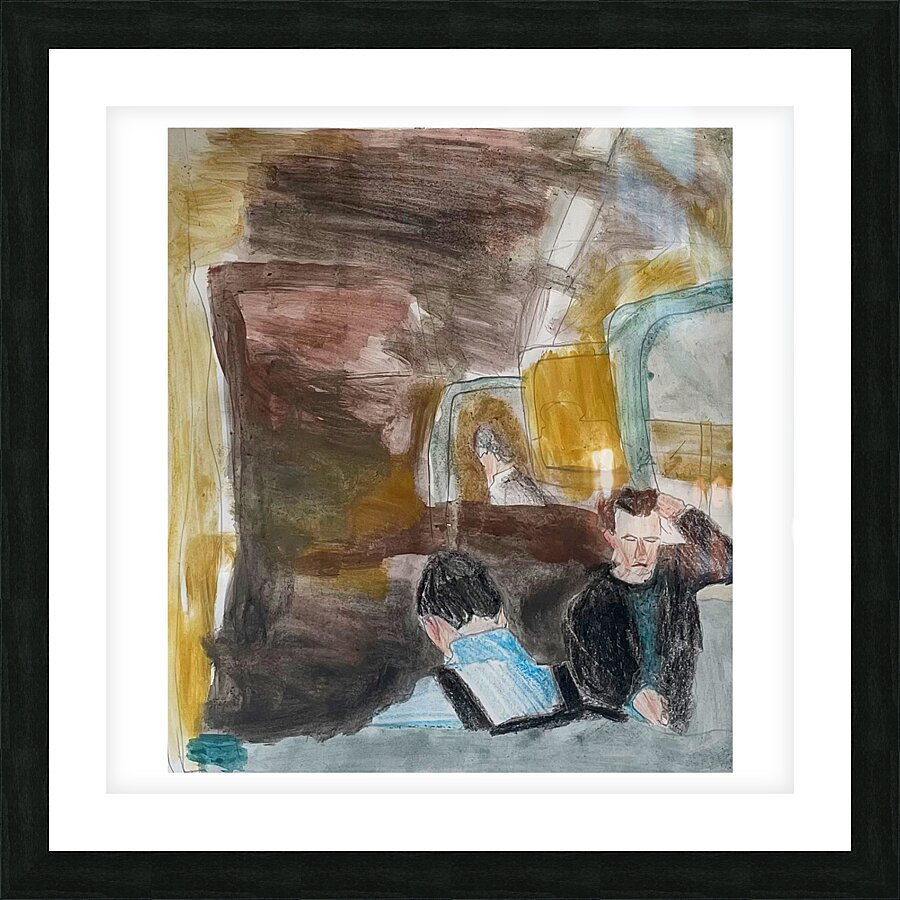 The Train Picture Frame print