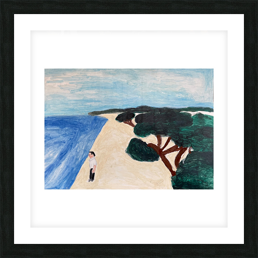 the sea Picture Frame print