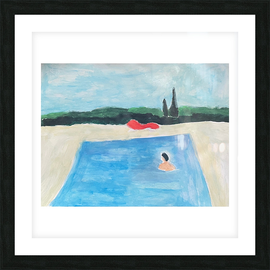 Pool Picture Frame print