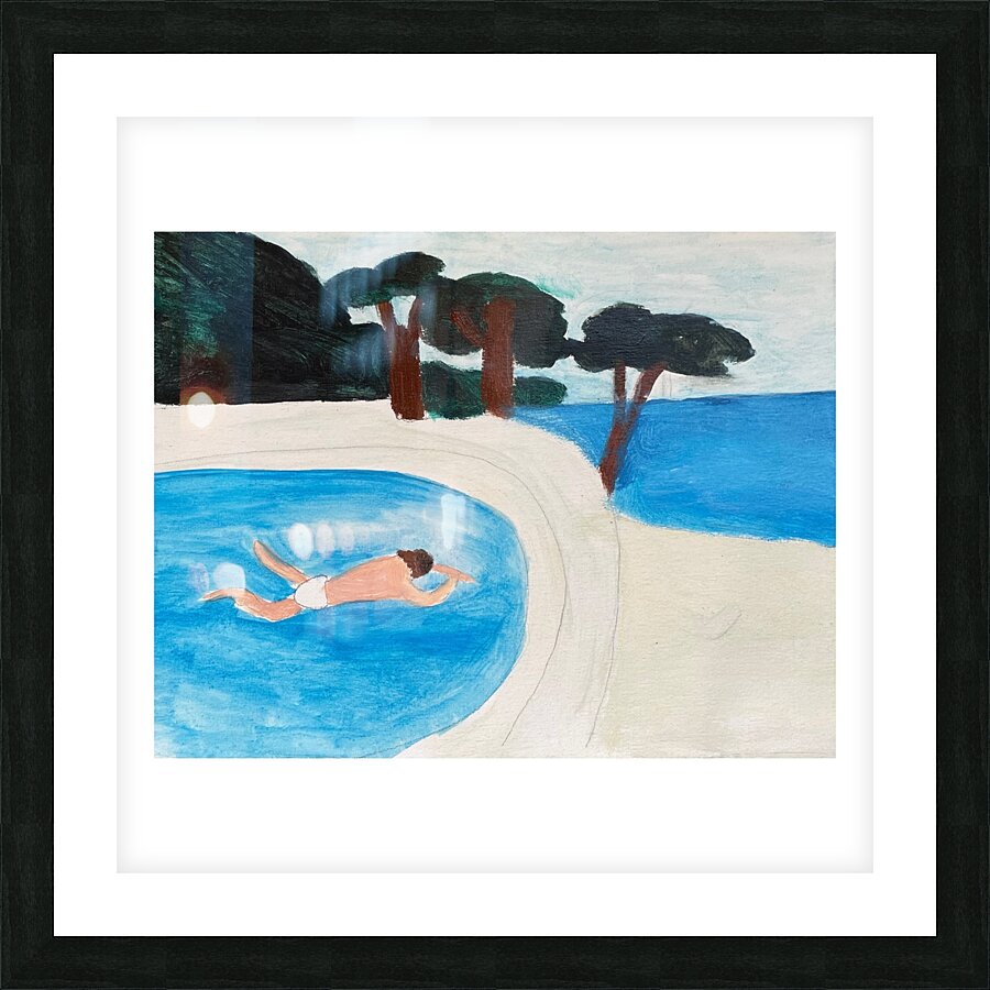 The Pool Picture Frame print