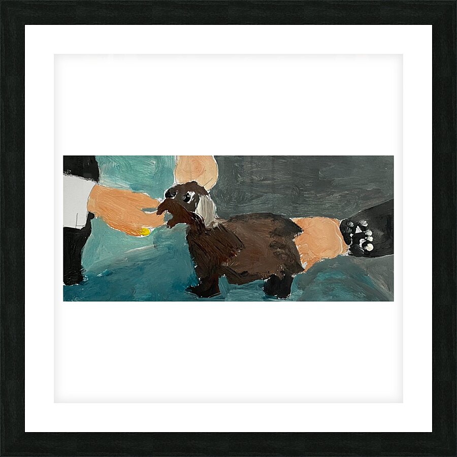 The Dog Picture Frame print