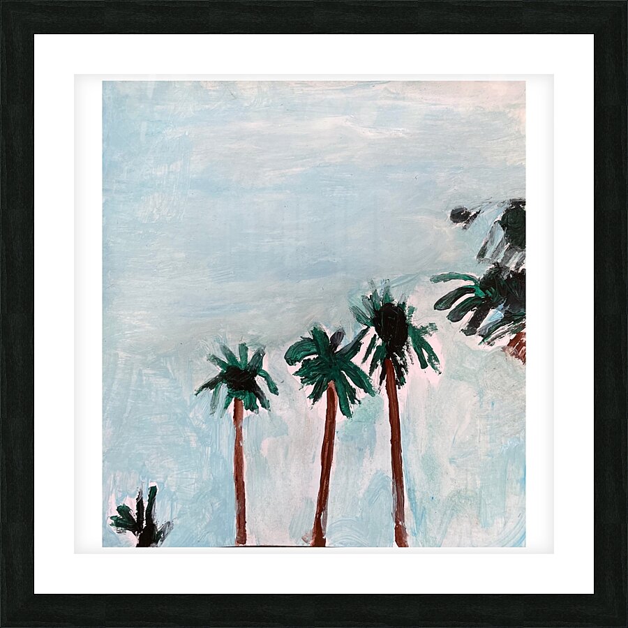 Palms Picture Frame print