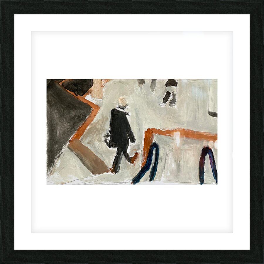 Train station  Picture Frame print
