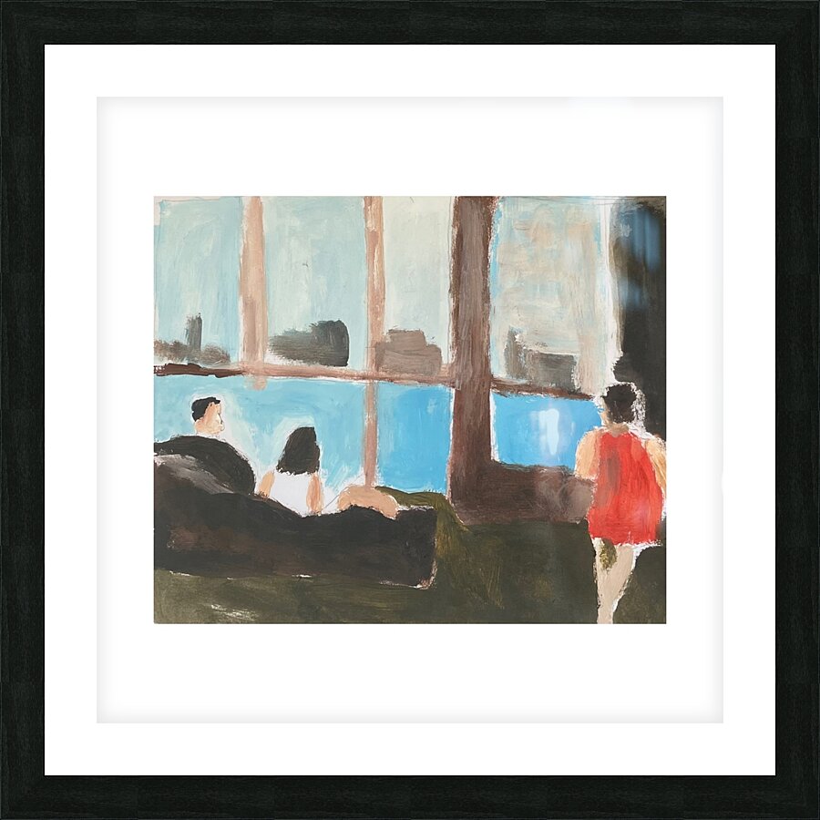 Train station  Picture Frame print