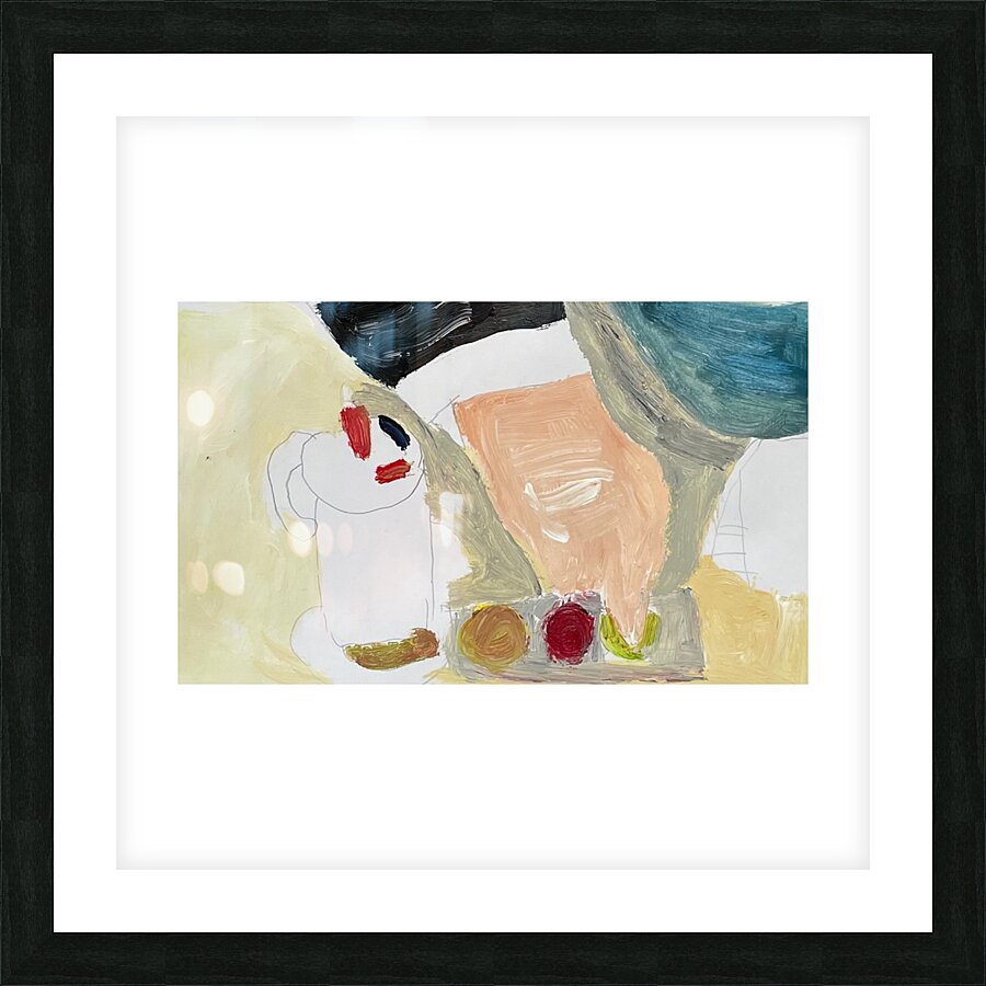Button Picture Frame print