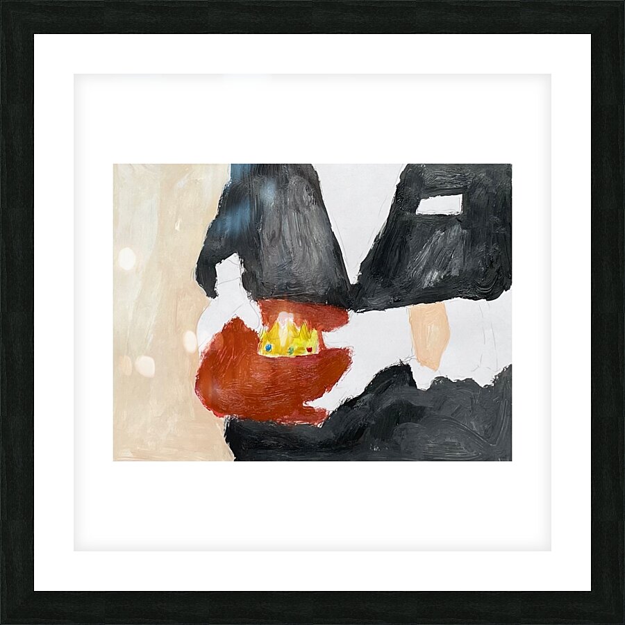 The Gold Picture Frame print