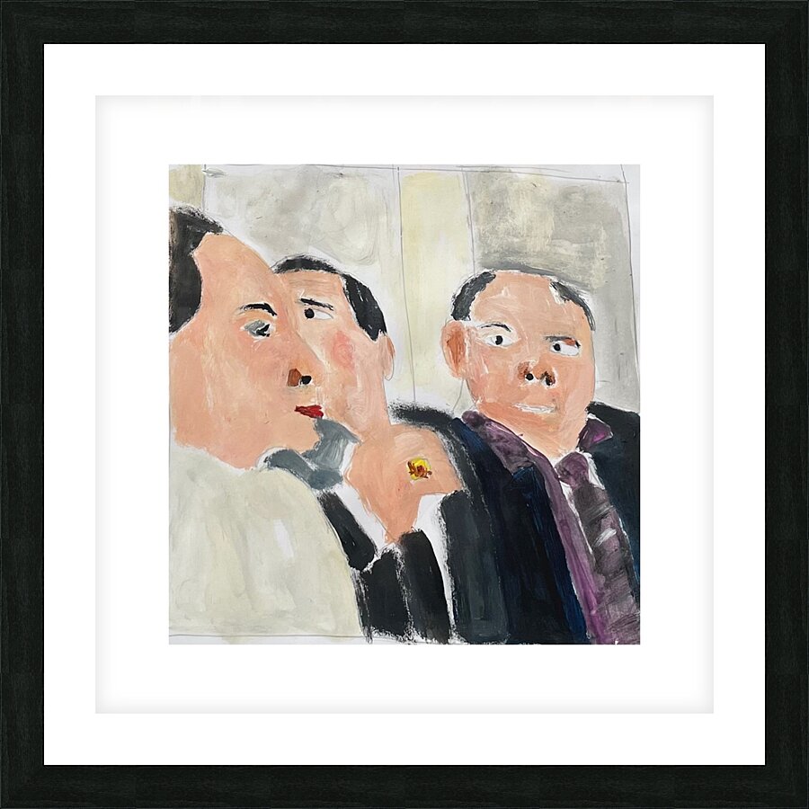 Party conference  Picture Frame print