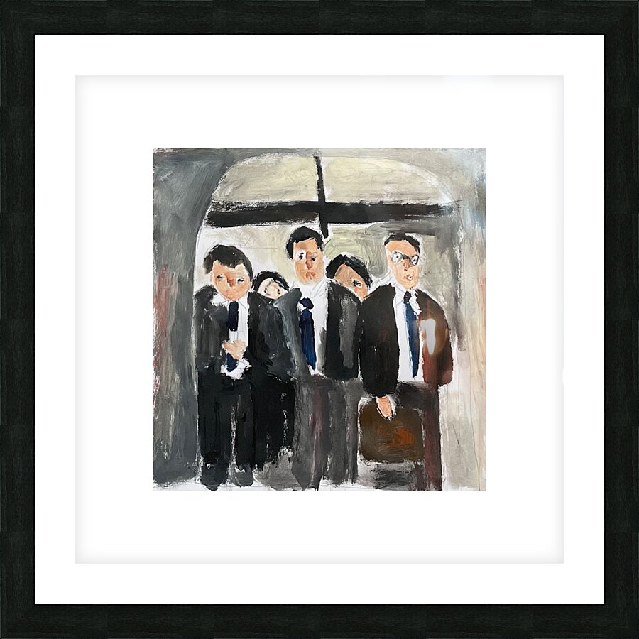 Train station  Picture Frame print