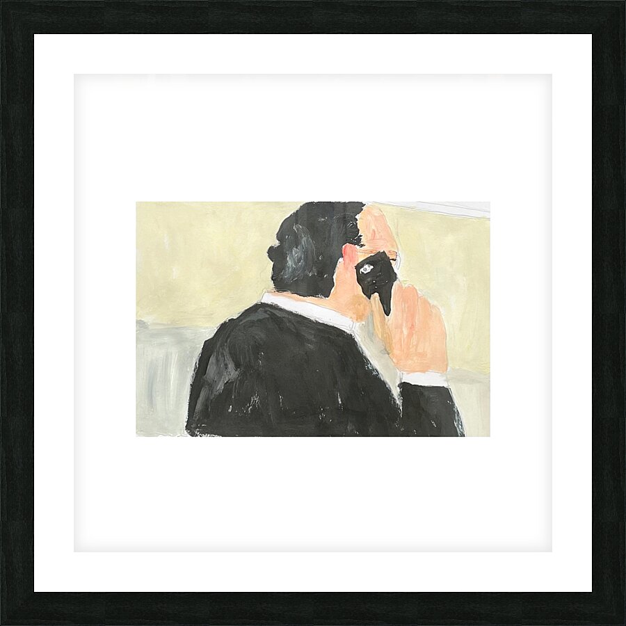 The Phone Picture Frame print