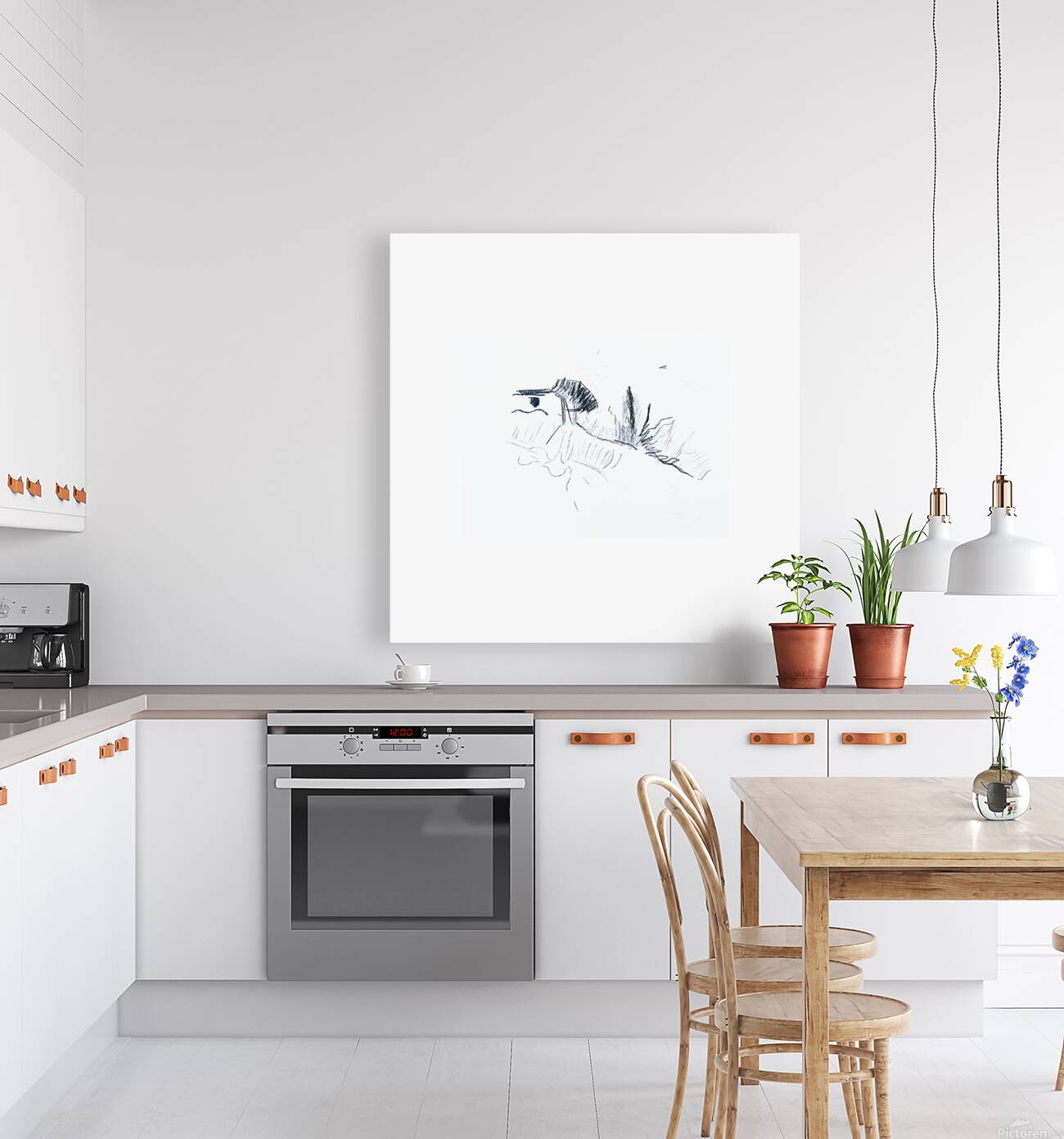 Landscape drawing Reproduction