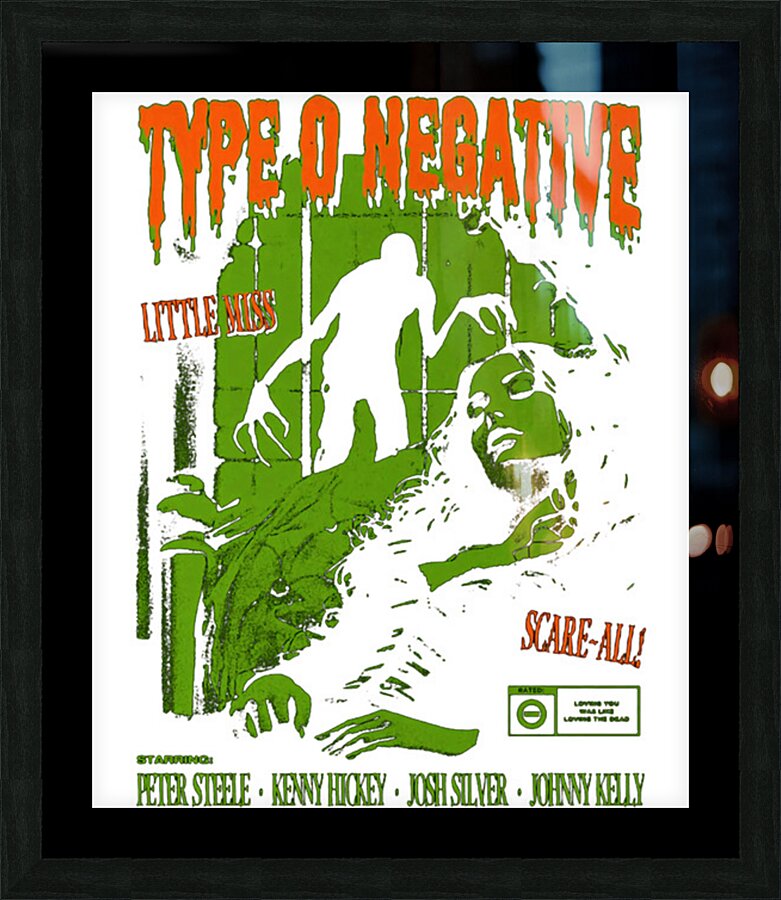 Type O Negative 6 Picture Frame print