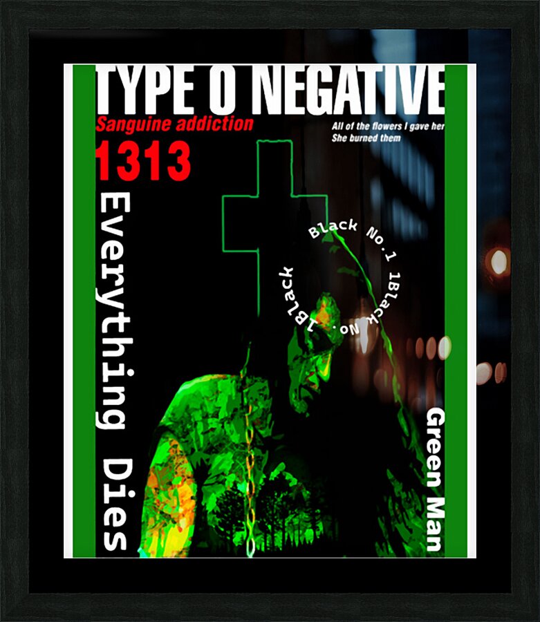 Type O Negative 26 Picture Frame print