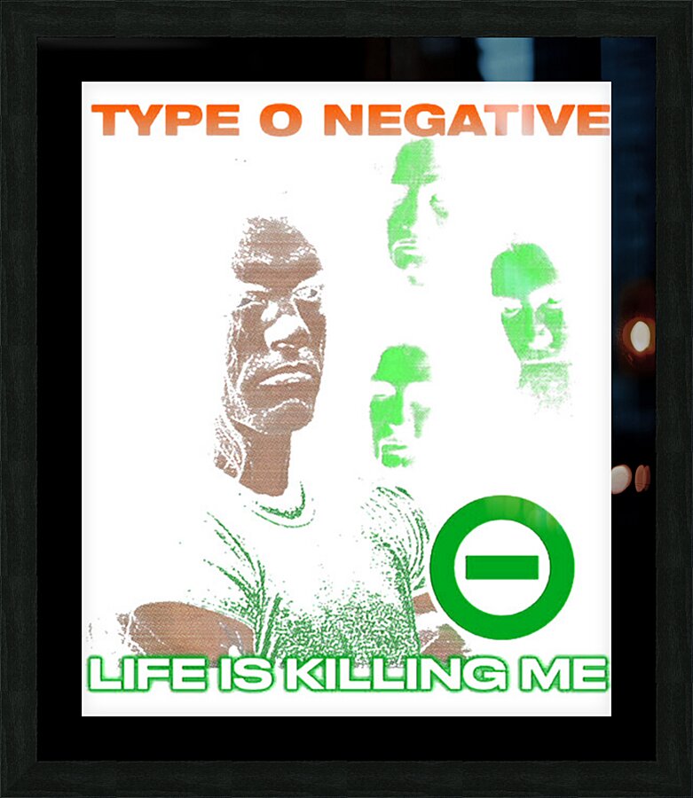 Type O Negative 29 Picture Frame print