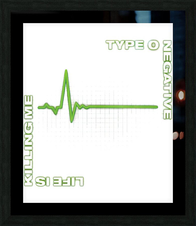 Type O Negative 45 Picture Frame print