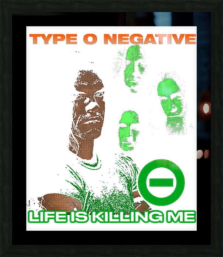 Type O Negative 8 Picture Frame print