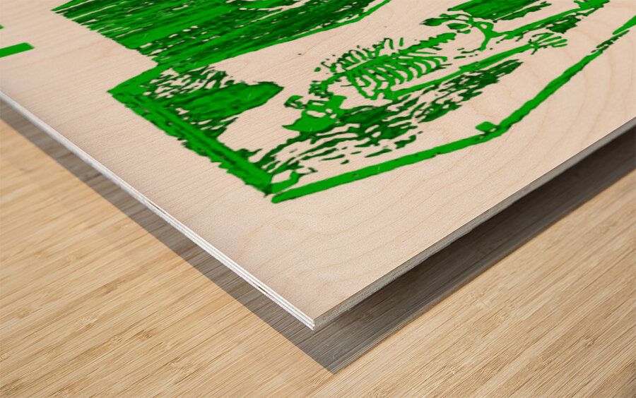 Type O Negative 4 Wood print