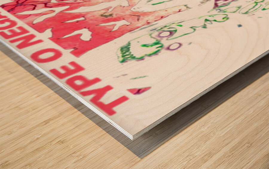 Type O Negative 14 Wood print