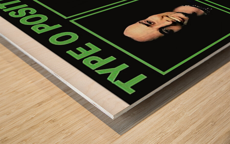 Type O Negative 44 Wood print