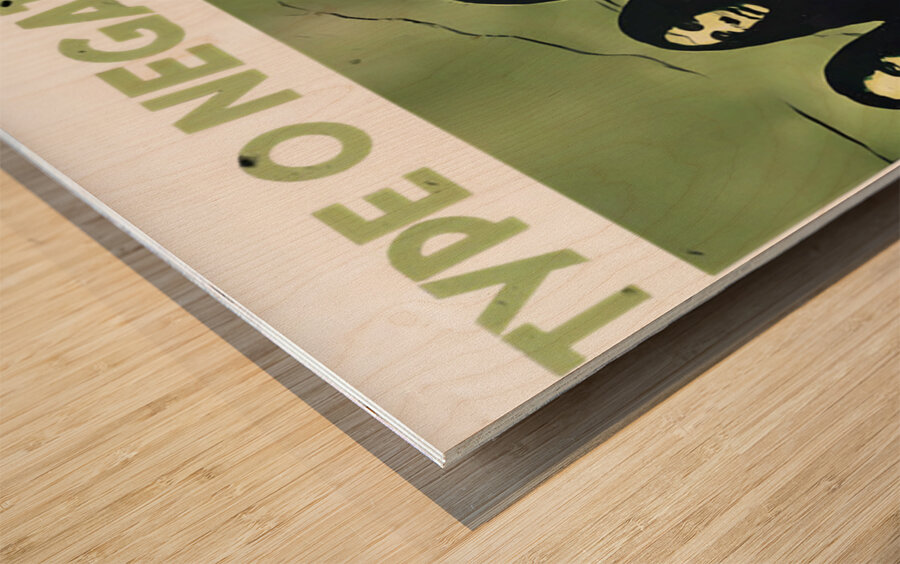 Type O Negative 16 Wood print