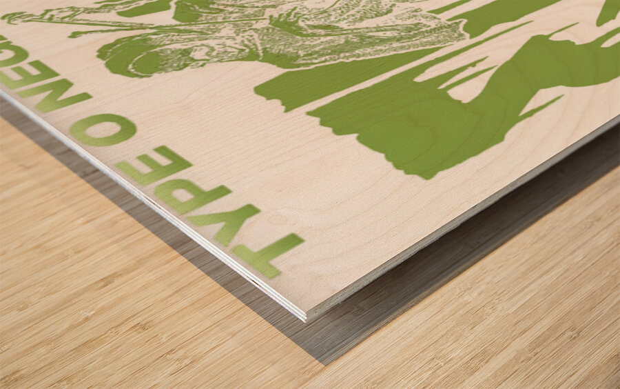 Type O Negative 48 Wood print