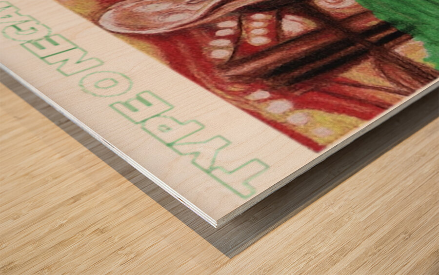 Type O Negative 9 Wood print