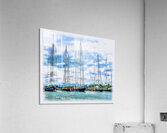 Masts Newport SK Acrylic Print