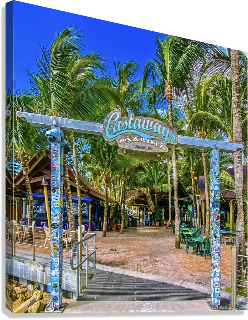 Castaway Marina Canvas Print