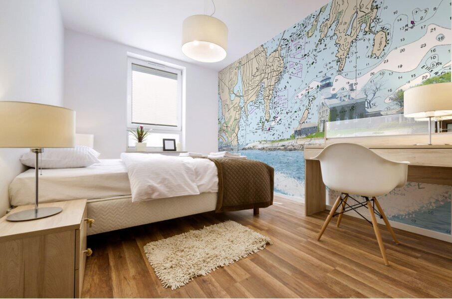 Morgan Point CT  Mural print