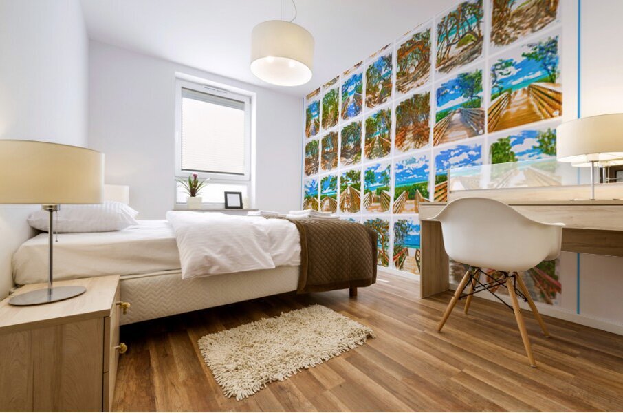 Juno Jupiter Beach Access Mural print