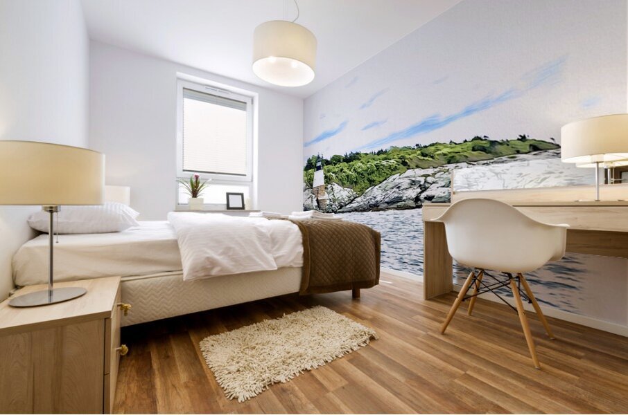 Castle Hill Lighthouse Mural print