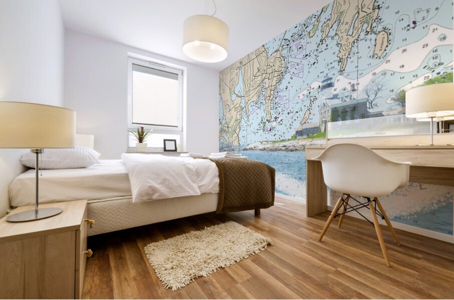 Morgan Point CT  Mural print