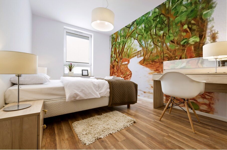 Beach Access 18 Mural print